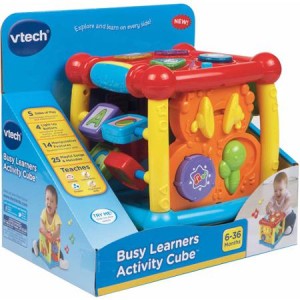 VTech Busy Learners Activity Cube in box